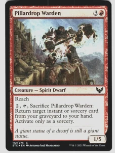 MTG Strixhaven: School of Mages Pillardrop Warden Foil 112/275 - Picture 1 of 1