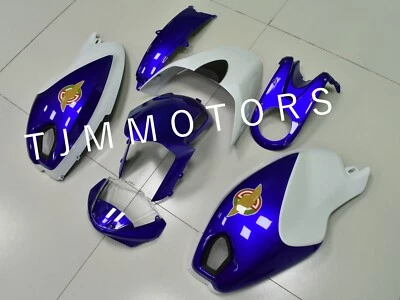 Carenado de carrocería molde de inyección ABS azul blanco para Ducati Monster 696 796 1100 Foto 1 de 4