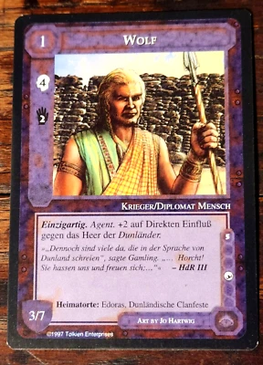 1x Wolf Middle Earth MECCG CCG NM-M Promo + Fast Shipping! - Image 1 of 2