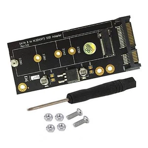M.2 NGFF 6pins "B" nutch SSD to Standard SATA III 3 Wireless Adapter Converter - Picture 1 of 4