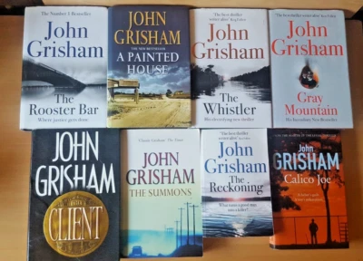 Bundle Of X8 John Grisham Legal Thrillers Hardback Paperback Books Novels VGC - Image 1 of 3