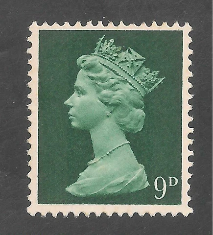 Great Britain #MH13 VF MNH - 1967 9p Queen Elizabeth II / Machin Cover
