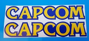 Capcom Stickers Decal Graphic Vinyl x 2 stickers 8" Approx wide - Picture 1 of 1