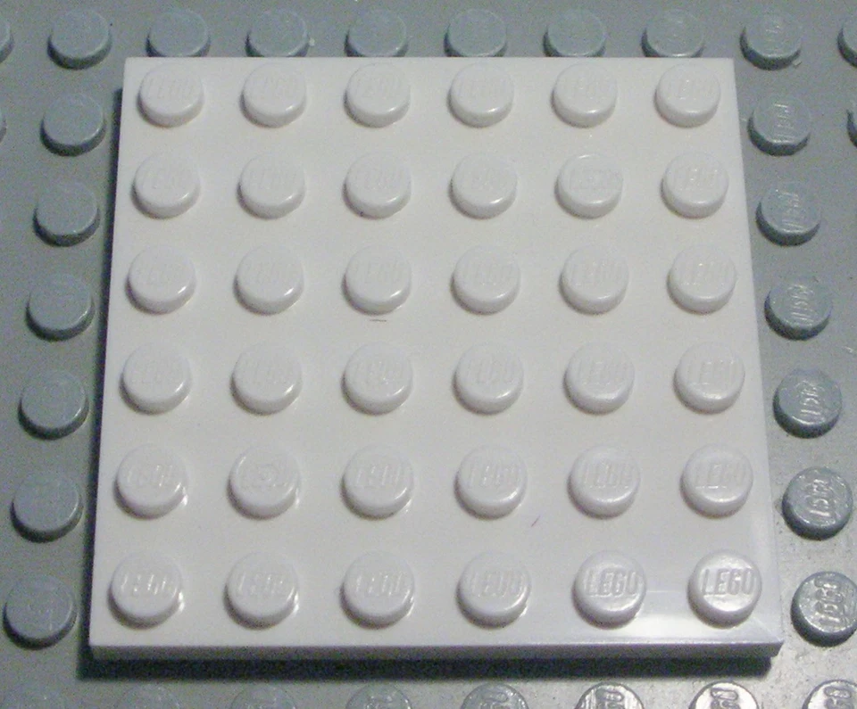 Lego Platte 6x6 Weiss 2 Stück - Bild 1 von 1