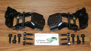 67 Camaro Firebird 66 67 Chevelle GTO Door Hinge Upper Pair LH RH Bolts 14pc Kit - Bild 1 von 4