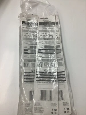 (Pack of 3) Crescent Nicholson Genuine 8" Flat Double Cut Bastard File - 21862NN - Image 1 of 4