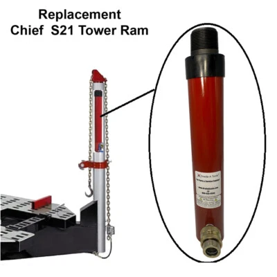 Replacement Chief S-21 Tower Ram  10-Ton ram with 10" Stroke - Compare to 602378 - Image 1 of 4