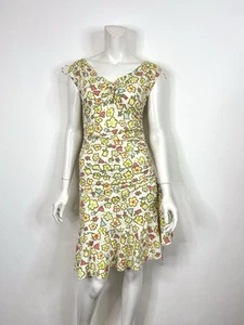 Vtg Moschino Cheap & Chic Floral Print Dress S 40 - Picture 1 of 8