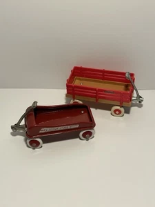 Juego De Colección De 2 Mini Radio Flyer Vagones De Juguete Town & Country & Streak O-Lite - Imagen 1 de 24