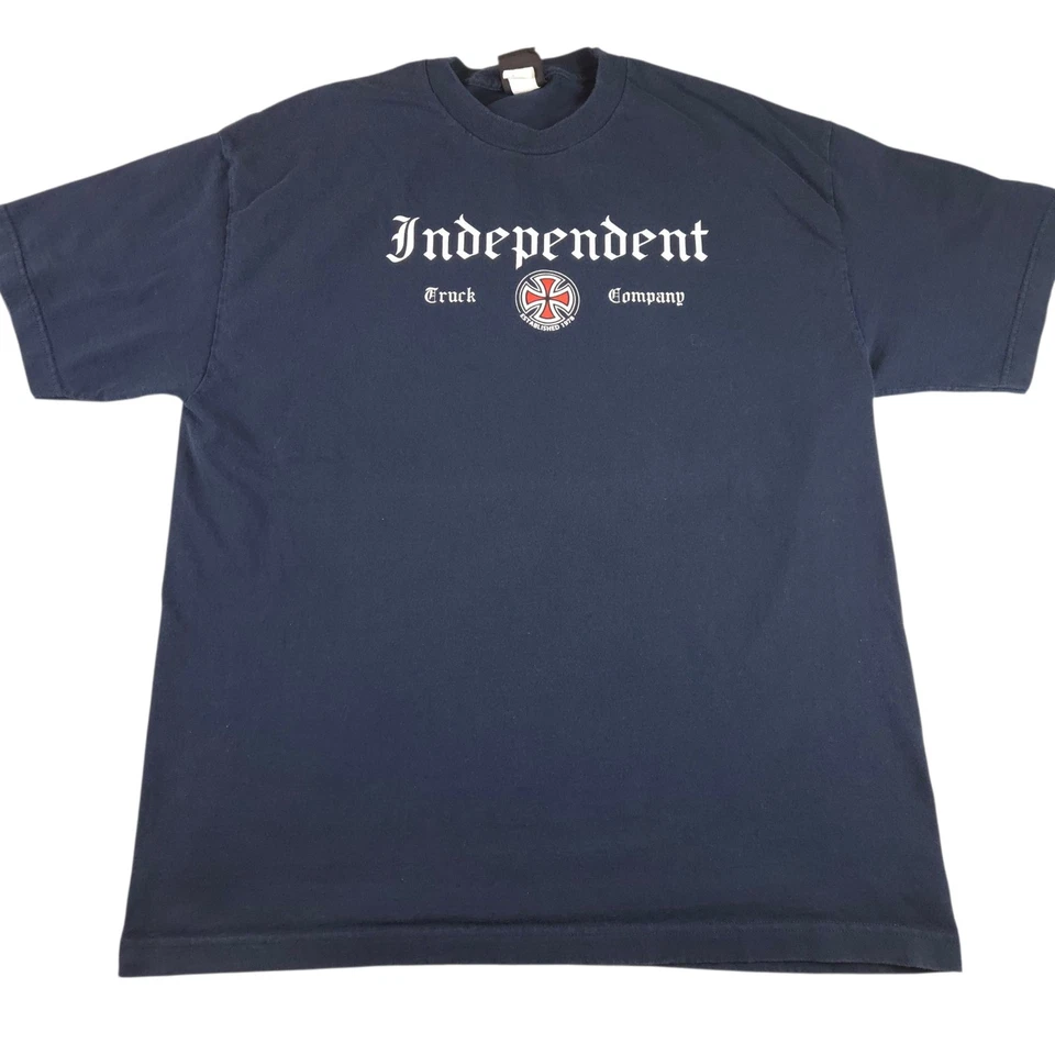 Camiseta cruzada de skateboarding Independent Truck Company vintage de los 90 para hombre talla XL Foto 1 de 4