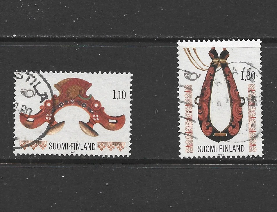 FINLANDIA - 1980 Edición Norte - Antiguo arte decorativo - JUEGO USADO. Foto 1 de 1