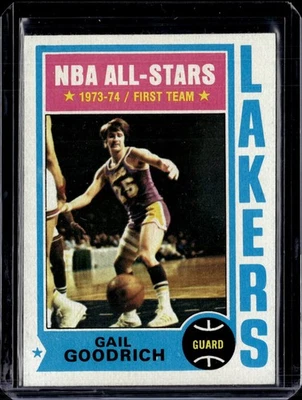 1974-75 Topps #120 Gail Goodrich All Star Lakers (HOF) NR-MINT (bump on surface) - Image 1 of 3