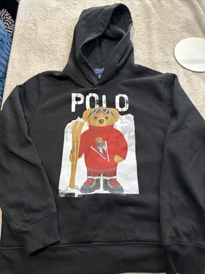 Polo Ralph Lauren Niños Grandes Rojo/Negro Multi Oso de Nieve Suéter L 14/16 Foto 1 de 4