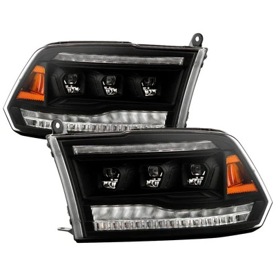Spyder 5088666 Black LED Headlights for 2010-2019 Ram 2500/3500 — 第 1/3 张图片
