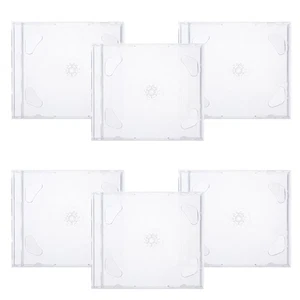  6 Pcs CD-Hülle Aufbewahrungsbehälter Für CD-Halter DVD-Aufbewahrungshüllen - Afbeelding 1 van 12