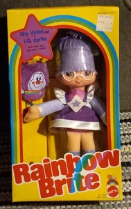 Vintage 1984 Rainbow Brite Shy Violet Doll With IQ Sprite New Sealed In Box - Picture 1 of 9