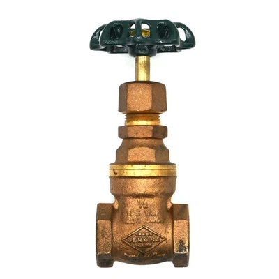 Jenkins Bros. Gate Valve 1/2 Inch Threaded  125 WSP Steam  200 OWG WOG   New OS - Image 1 of 4