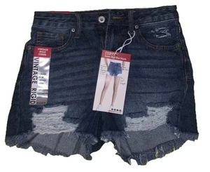 S.O.N.G Vintage Rigid Denim Curvy Super High Rise Shorts Gr. 0/24 - Bild 1 von 8