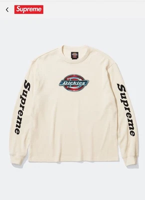 Supreme®/Dickies® Térmico Manga Larga Crema Talla GRANDE EN MANO NUEVO Foto 1 de 2
