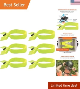 Chill Its 6700 Bandana - 6 Cotton Cooling Wraps for Heat Stress Prevention - Picture 1 of 8