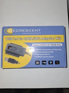 Decrescent USB 2.0 to SATA/IDE Adapter with Power Adapter Boxed  - Picture 1 of 2