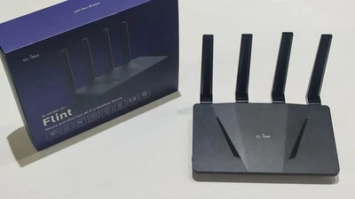 GL.iNet GL-AX1800(Flint) WiFi 6 Router - Dual Band Gigabit Wireless Internet - Image 1 of 4