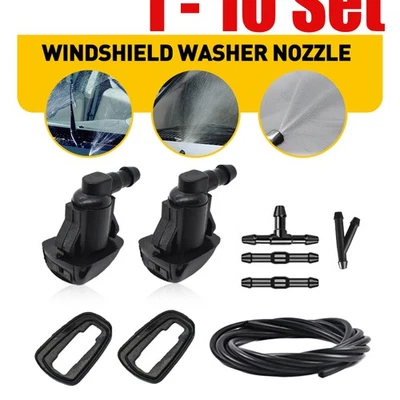 Juego de 1-10 manguera boquilla lavadora para parabrisas delantero Grand Jeep Cherokee 2005-2018 Foto 1 de 4
