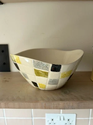  Large Mosaic Bowl - Jessie Tait - Midwinter Stylecraft mid century modern vgc  - Image 1 of 4