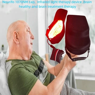 810 nm Infrarot Lichttherapie Helm PBM Hirnstimulation bei Alzheimer - Bild 1 von 4