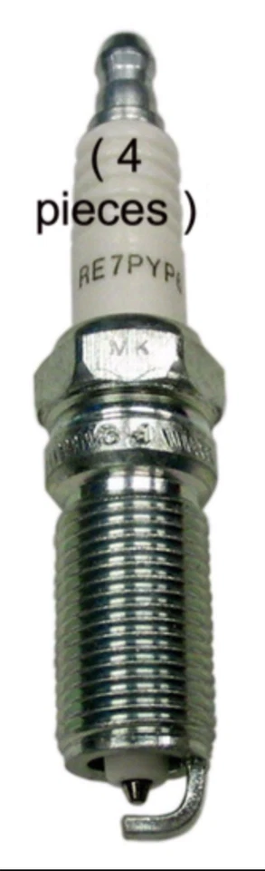 (4) Vela de ignição Champion RE7PYP6 assento cônico duplo platina 14mm 1,00" 7437 - Imagem 1 de 1