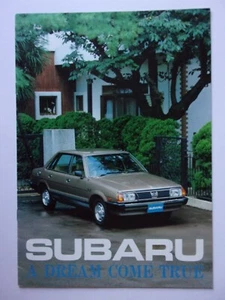 SUBARU RANGE orig 1979 UK Mkt Sales Brochure - 1600 GFT Hardtop MV 1800 Saloon - Picture 1 of 9