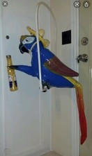 Rare~Corona Extra Blow up Parrot w/Perch Jimmy Buffett Parrothead Tailgate Nip