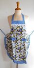 Kitchen Apron with Pockets Floral Thick Material Free Shipping in Au