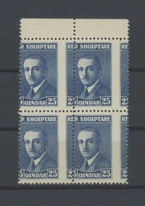 ALBANIA ALBANIA ABART DENTADO ERROR VARIEDAD PERFORACIÓN!! m1218 - Imagen 1 de 1