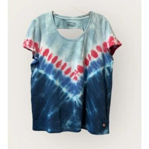 Livi Active Lane Bryant 1X Sudadera Tie Dye Terry Francés Espalda Cerradura NUEVA - Imagen 1 de 8