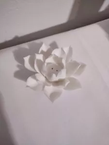 Ceramic White Lotus Incense Burner Home Decor Incense Stick Holder home Fragranc - Picture 1 of 2