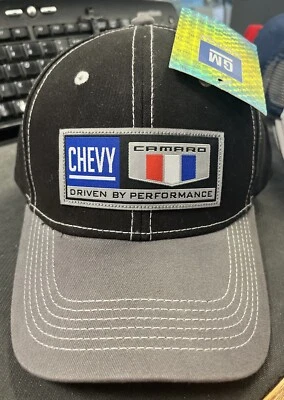 GORRA AJUSTABLE CHEVY CAMARO DRIVE BY PERFORMANCE NEGRA/GRIS NUEVA CON ETIQUETAS Foto 1 de 4