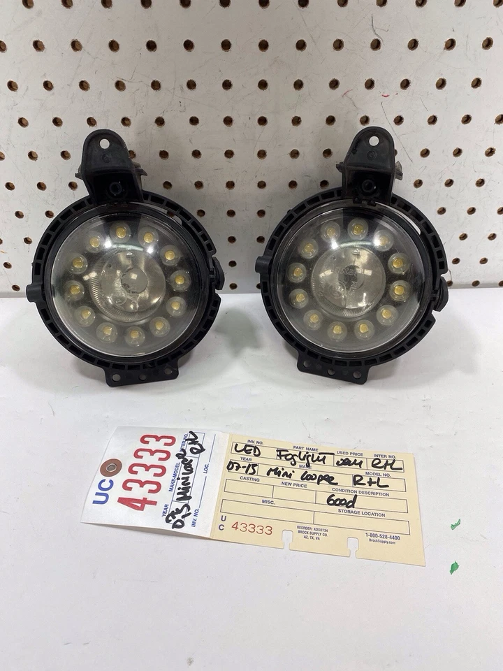 Mini Cooper R55 R56 R57 2007 2015 par de luces antiniebla delanteras OEM Foto 1 de 4