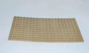 LEGO 20 x Basisplatte Bauplatte dunkelbeige Dark Tan Basic Plate 2x6 3795 - Bild 1 von 2