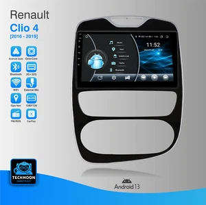 Autoradio Car Tablet 10.1" per Renault Clio 4 2016-2019 Stereo Apple CarPlay B - Foto 1 di 20
