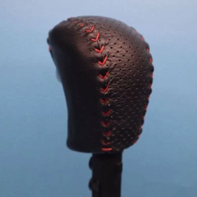 Cubierta protectora roja/negro/gris para Acura MDX 2007-2013 AT perilla de cambio de marchas Foto 1 de 4