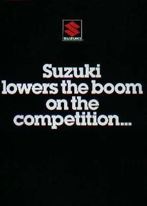1979 SUZUKI BROCHURE GS-750 GS-1000 GS-550 L 750 1000 - Picture 1 of 1