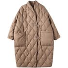 Lady Winter Puffer Jacket Coat Quilted Padded Parka Overcoat Loose Outerwear Top