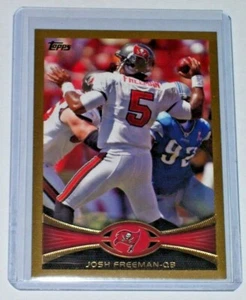2012 Topps Gold Parallel Josh Freeman /2012 Kansas State Buccaneers Vikings #136 - Picture 1 of 1