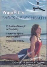 YogaFit Basics & Back Health - DVD - VERY GOOD