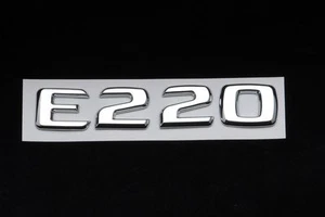 Trunk Rear Emblem Badge Chrome Letters E 220 fit for Mercedes W211 W212 E-CLASS - Bild 1 von 1