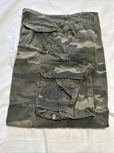 Faded Glory Cargo Pants Mens 36X30 Green Camo Camouflage - Picture 1 of 14