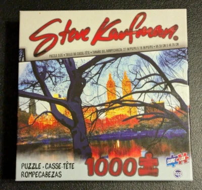 Sure Lox Steve Kaufman Central Park at Dawn - 1000 piezas - Sin abrir/Nuevo Foto 1 de 4
