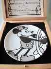 Disney In Clay RARE H/C EDITION Brenda White Plate Steamboat Willie Autographed