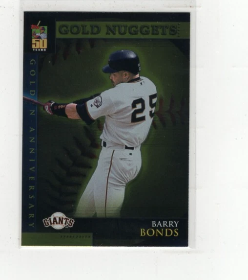 2000 Barry Bonds Topps Gold Nuggets #GA17 Free Shipping (G884) - Image 1 of 1